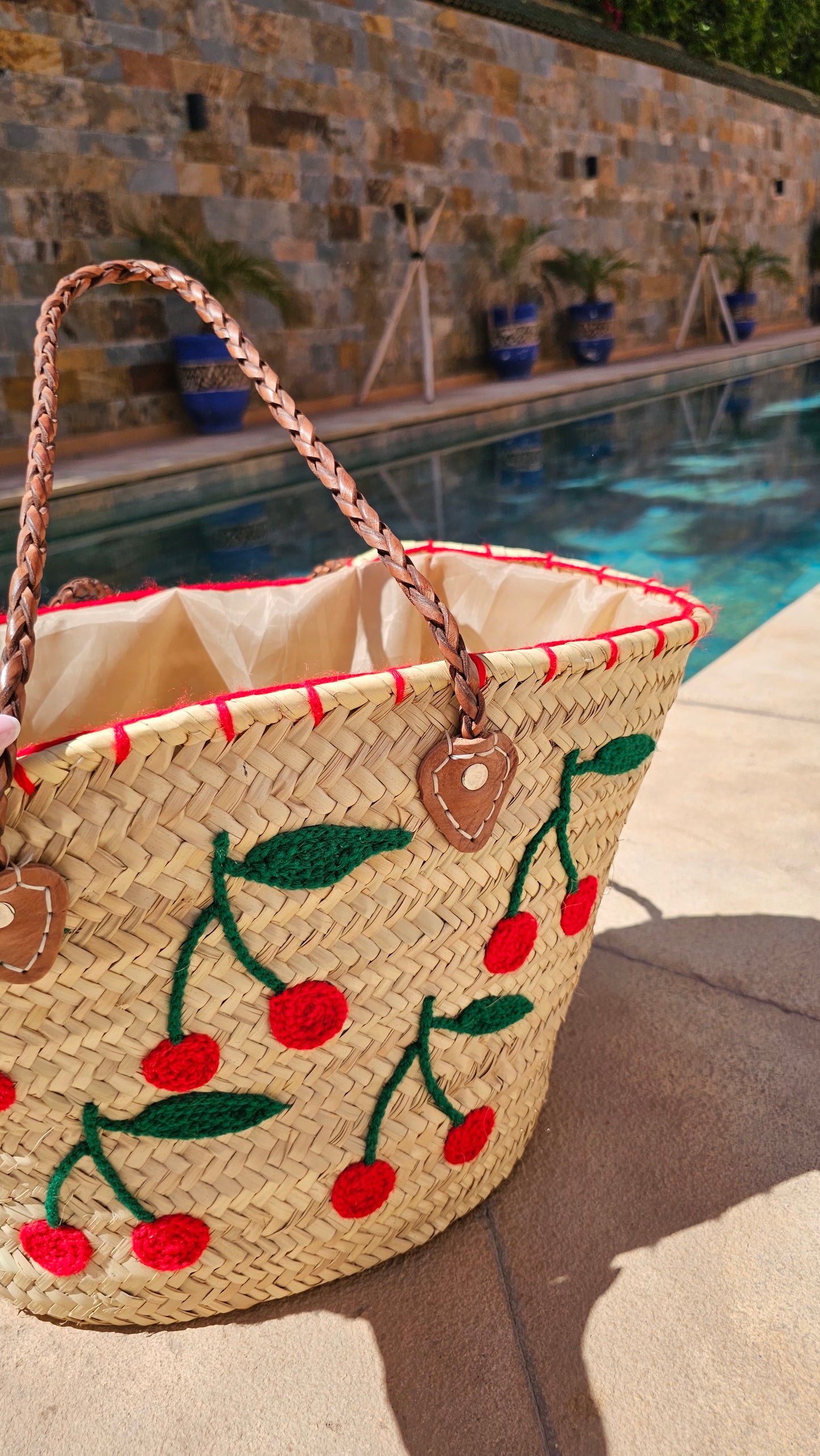 Panier "cerises"