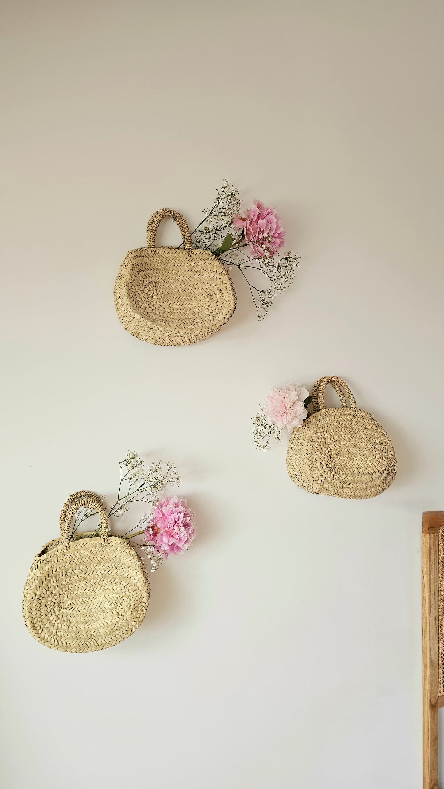 Panier tressé décoratif