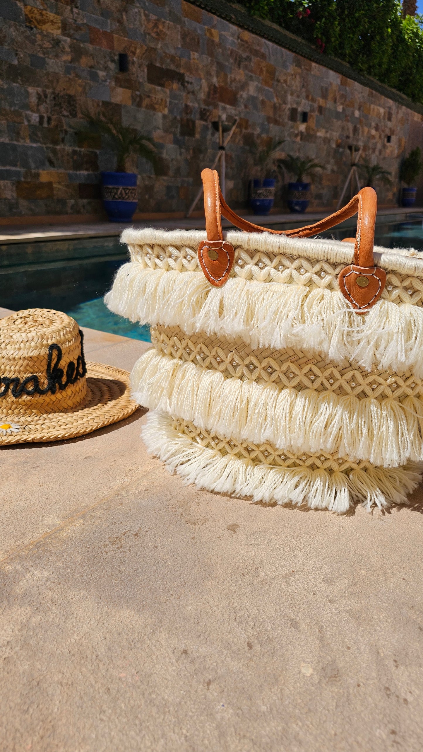 Panier "à franges"
