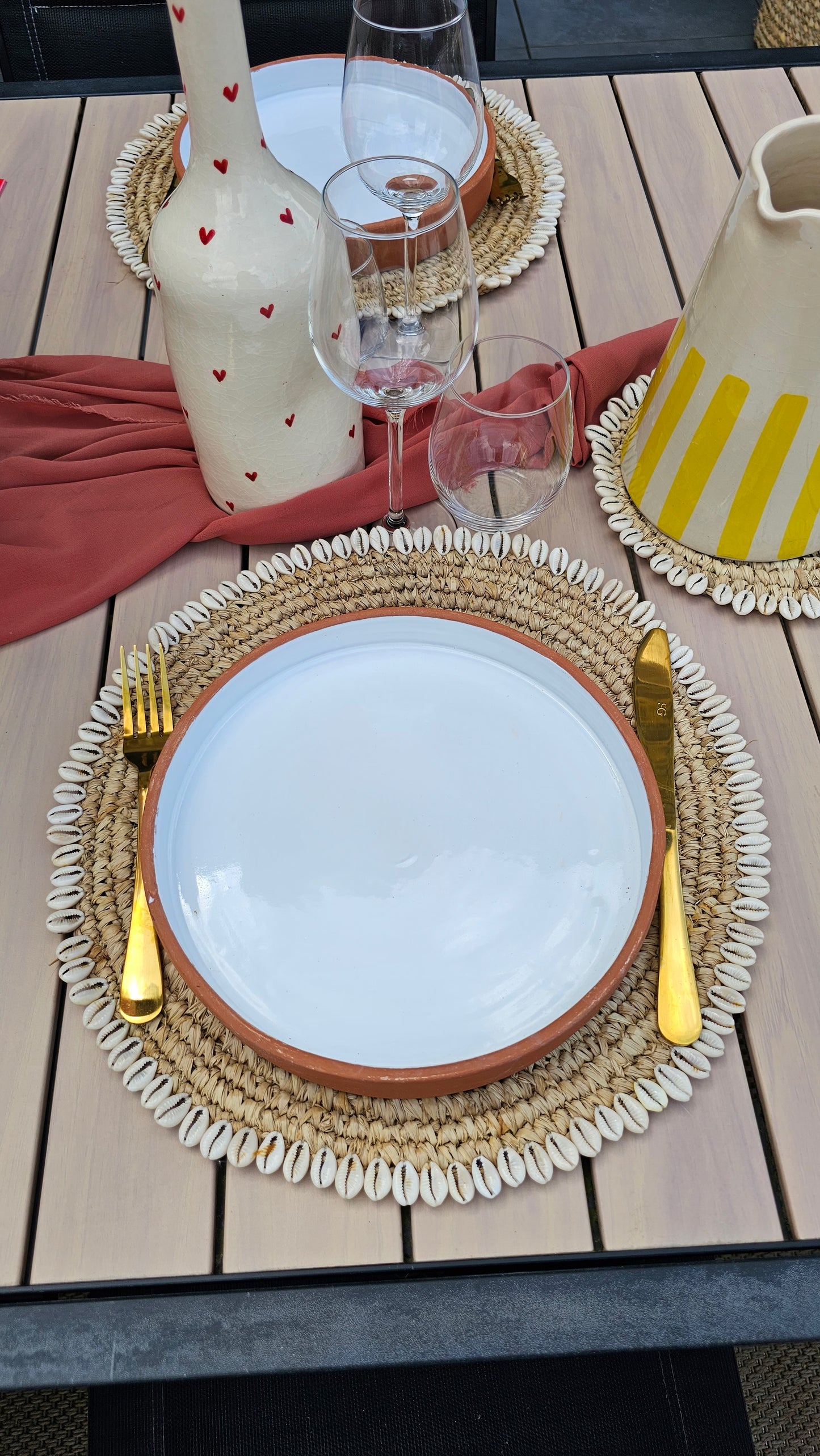 Assiettes blanches