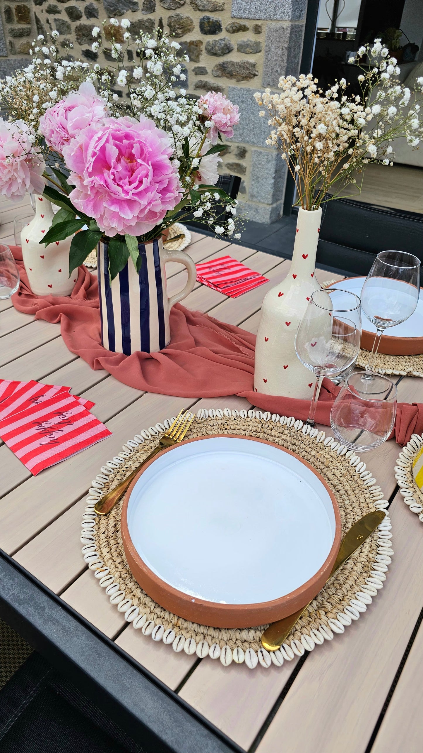 Assiettes blanches