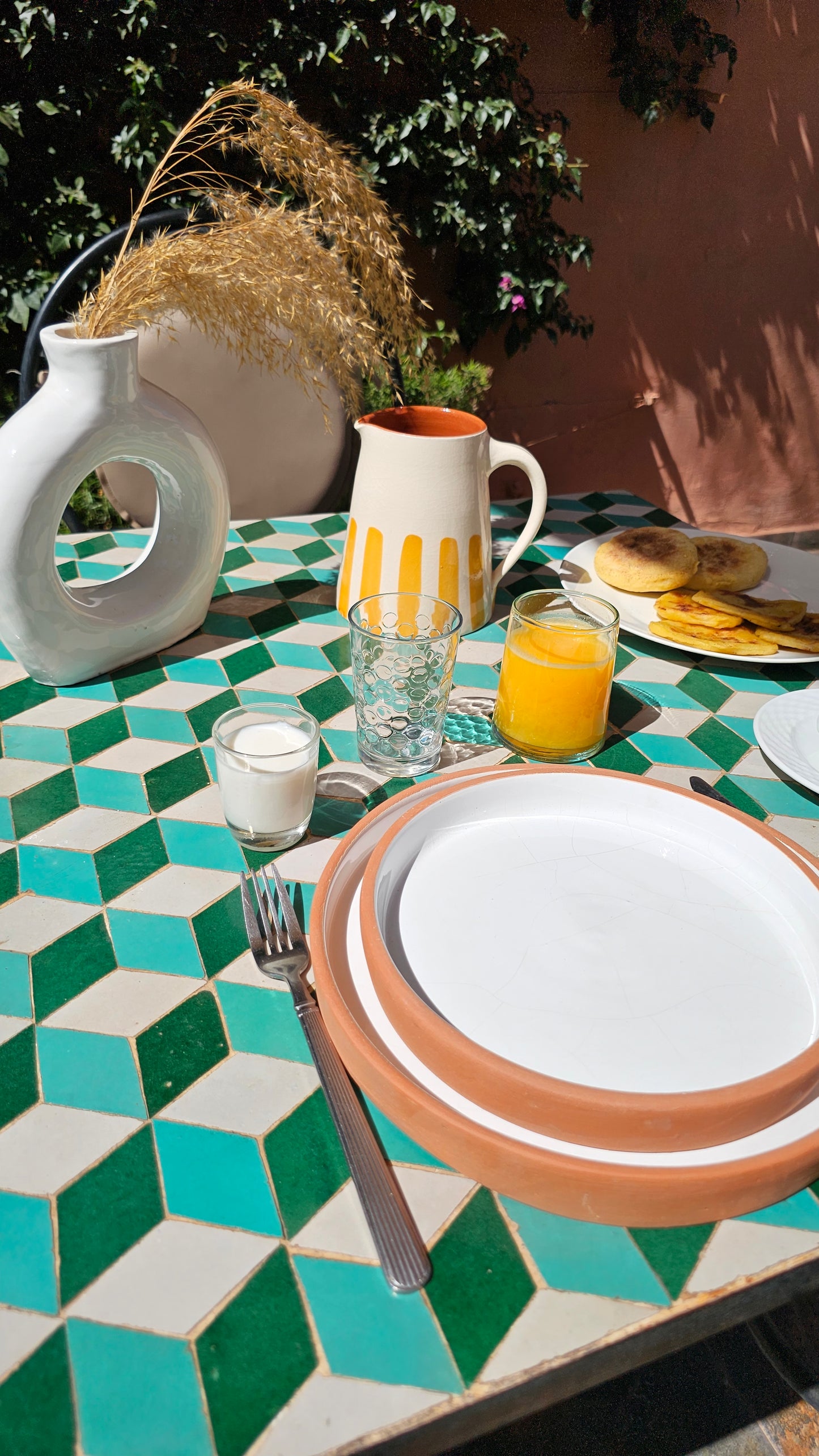 Assiettes blanches