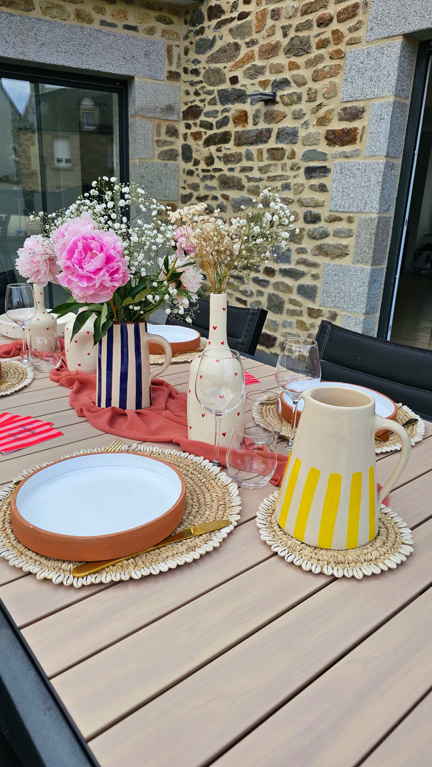 Assiettes blanches
