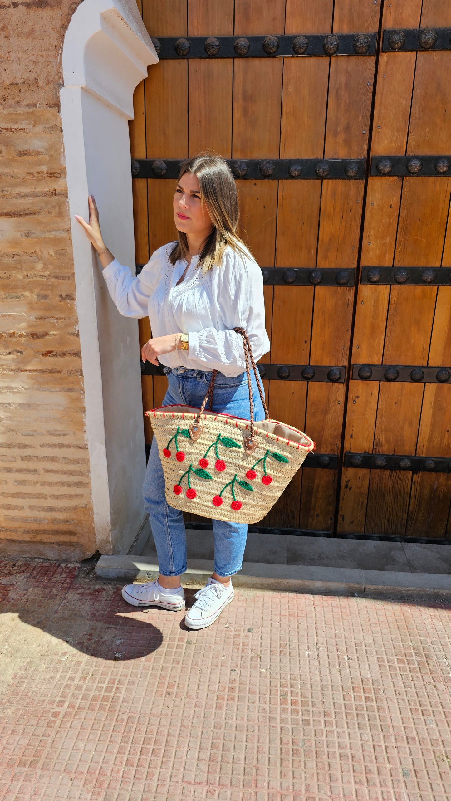 Panier "cerises"