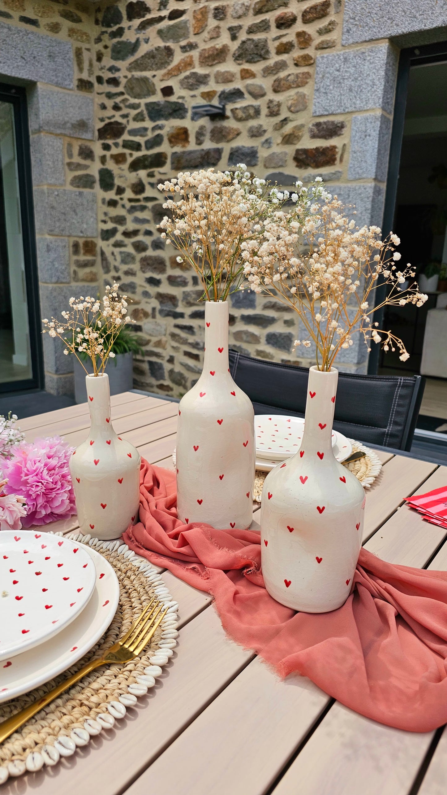 Vases "coeurs"