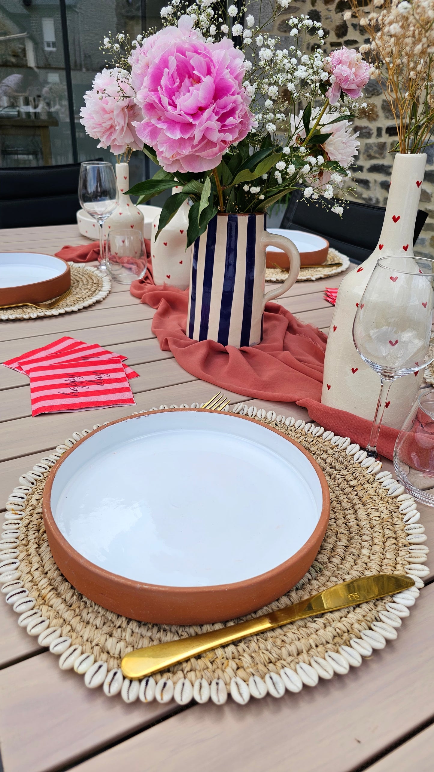 Assiettes blanches
