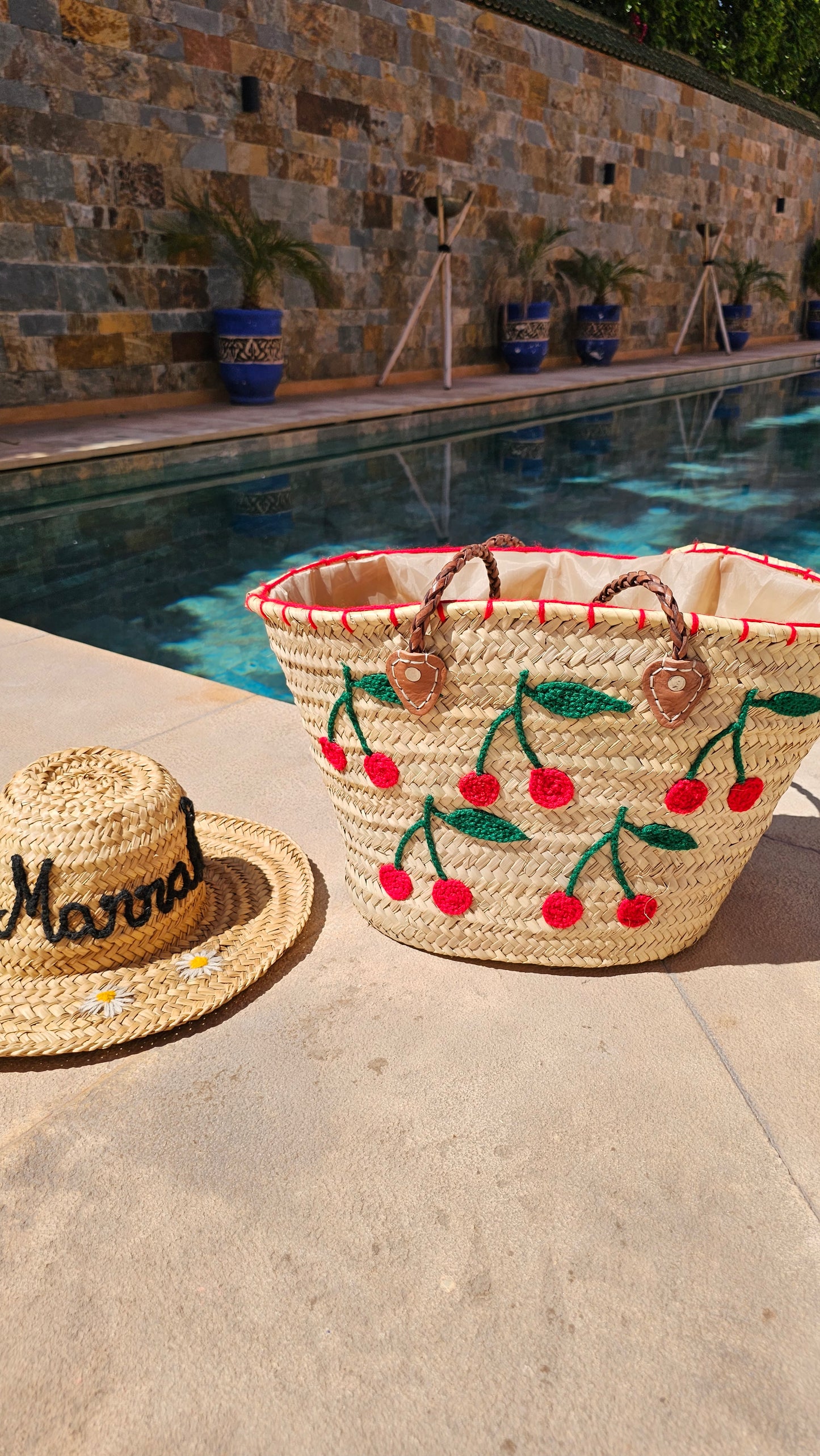 Panier "cerises"