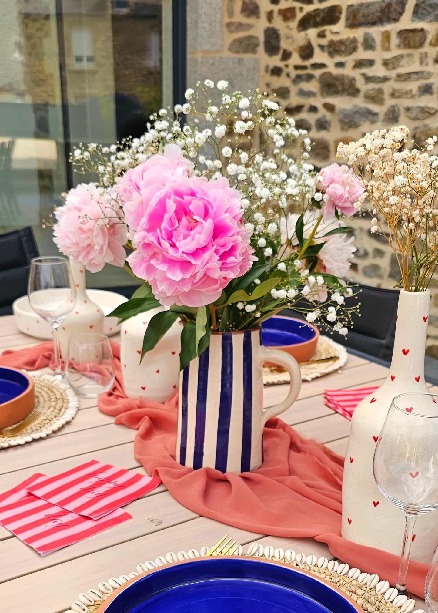 Assiettes bleu majorelle