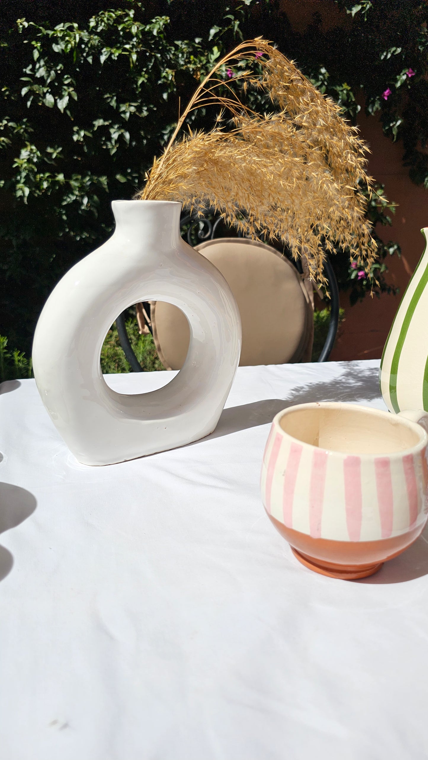 Tasse à rayures