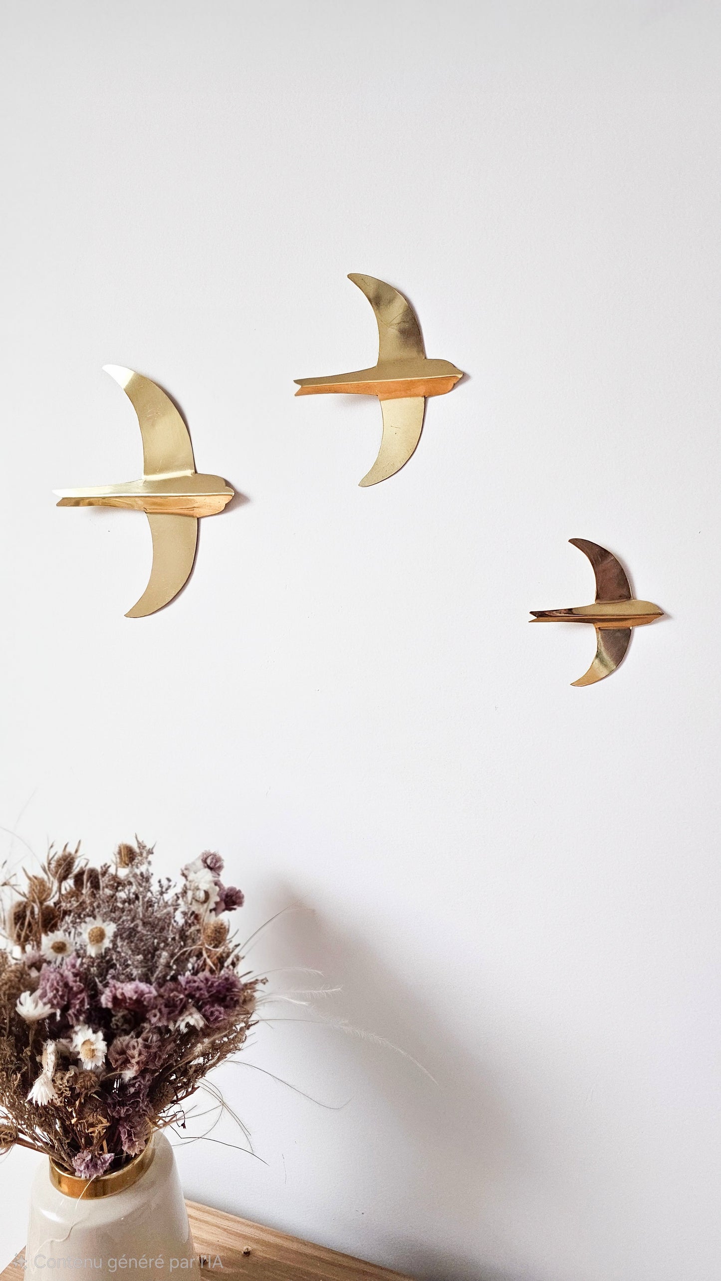 Hirondelles dorées lisses