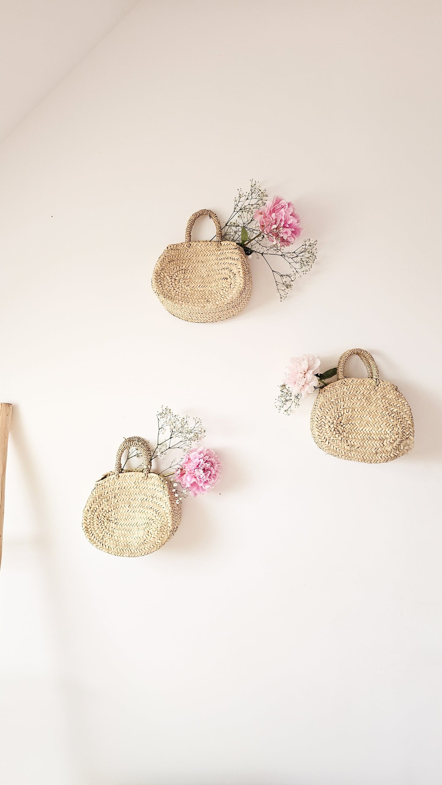 Panier tressé décoratif