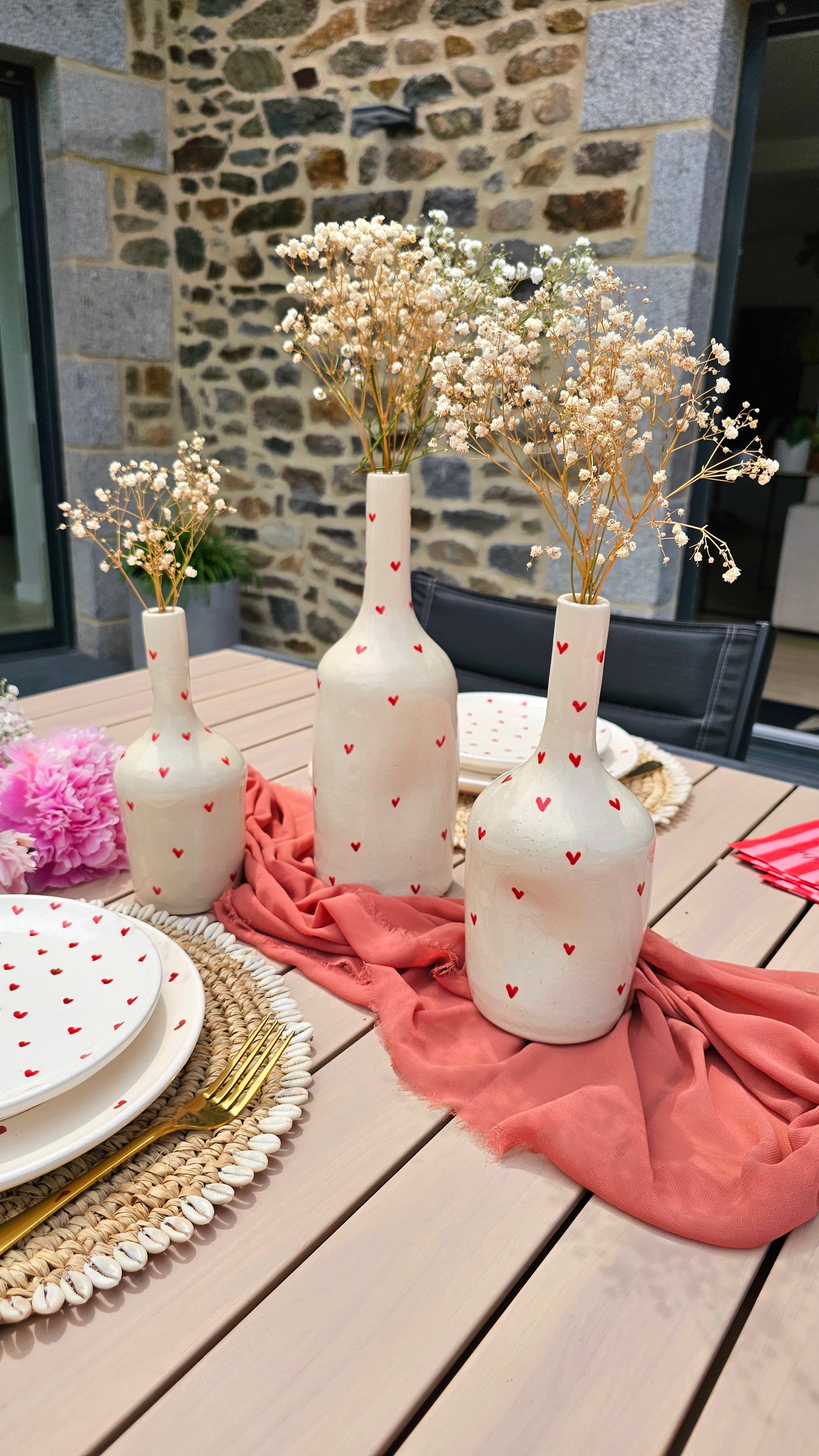 Vases "coeurs"