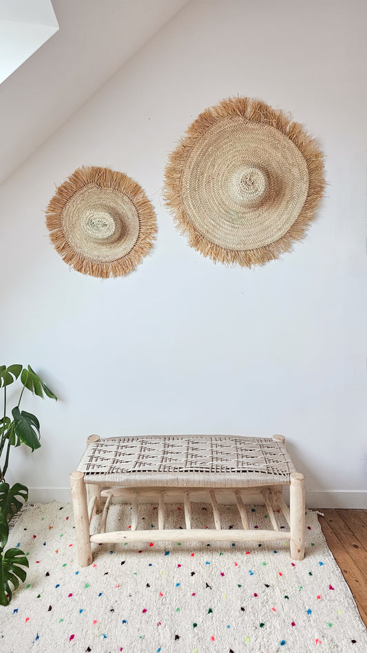 Chapeau à petites franges