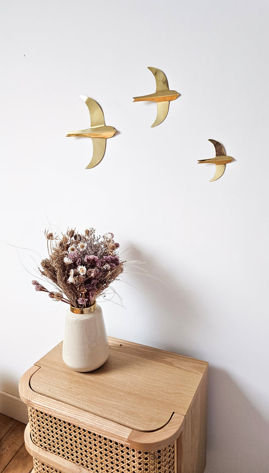 Hirondelles dorées lisses